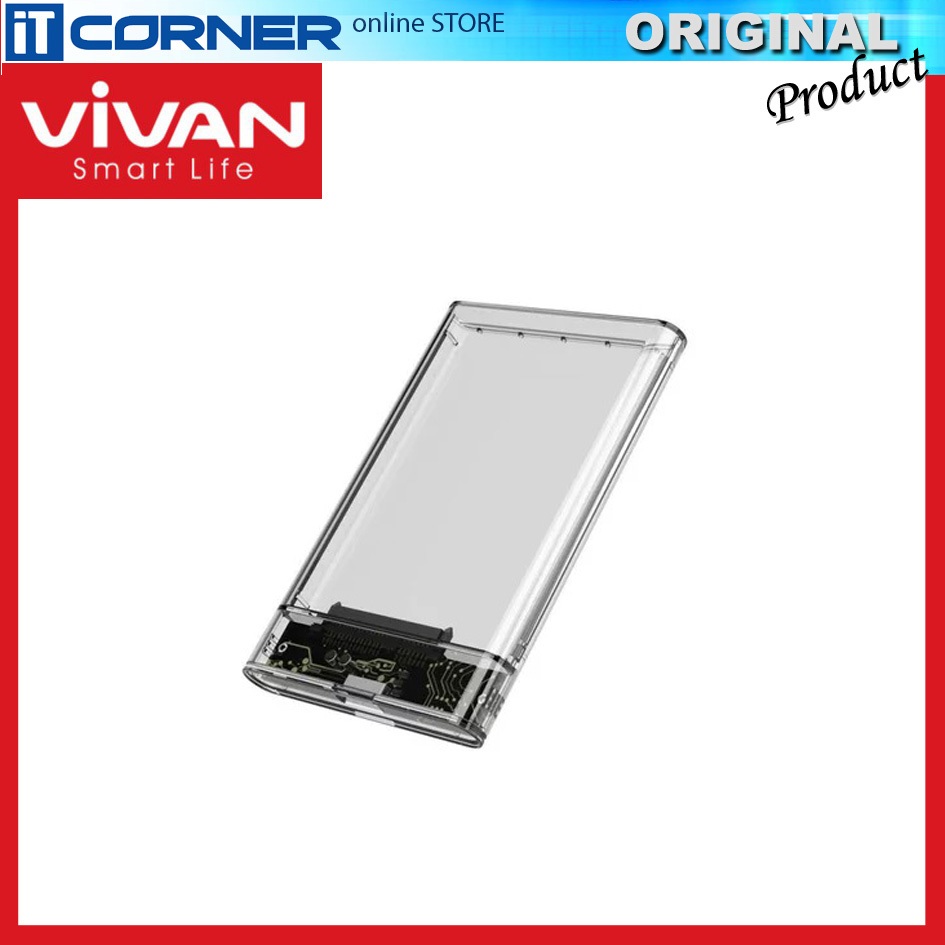 Enclosure Vivan VSHD1 Trasparant (Harddisk Case)