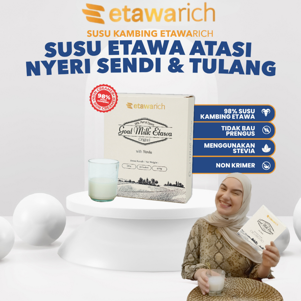 

Etawarich Susu Kambing Etawa Atasi Nyeri Sendi Menjaga Kesehatan Tulang