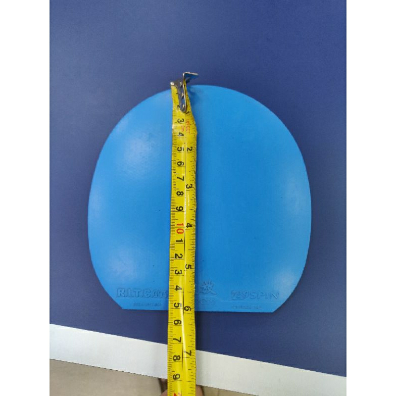 Karet Pingpong bekas RITC 729  Bloom Spin BLUE