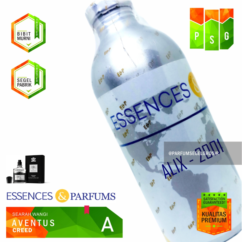 ALIX | Grade A | Searah Wangi Creed Aventus | Essences | 500gr Segel