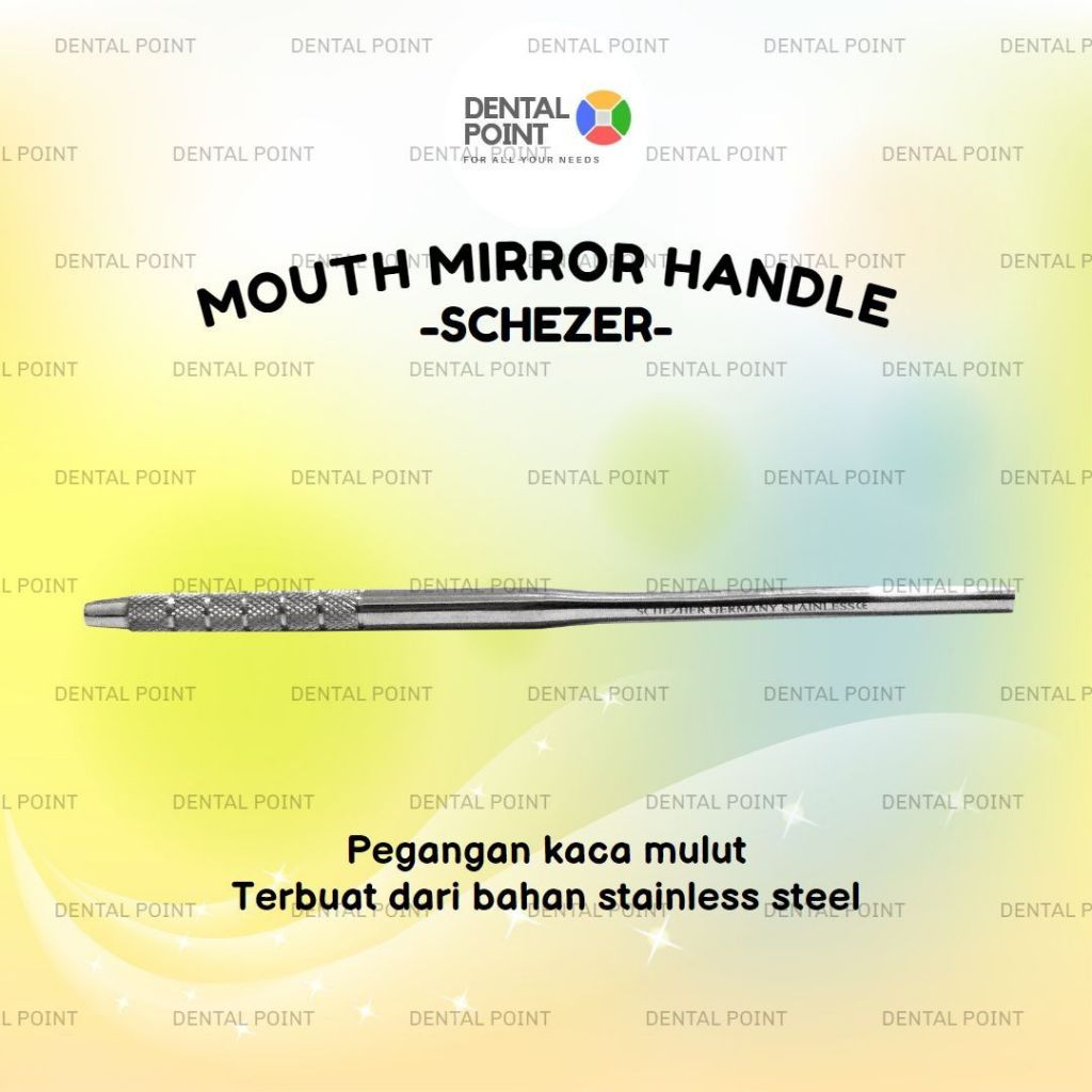 Mouth Mirror Handle /Handle Kaca Mulut gigi Schezer Dental Instruments