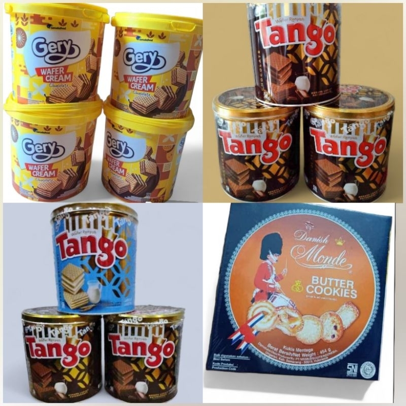 

Tango Wafer Chocolate Biskuit Kaleng 300gr,Aneka Biskuit