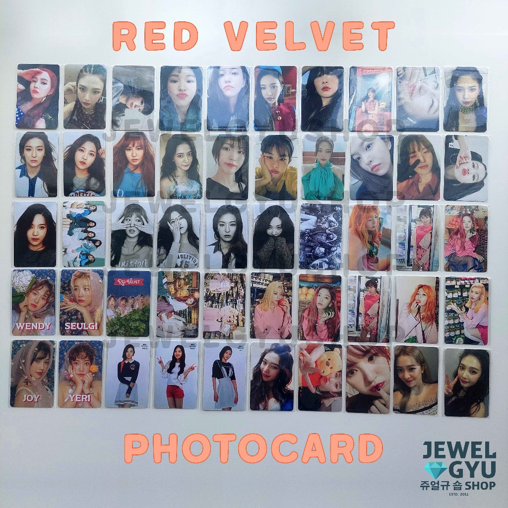 Red Velvet Photocard Album Bad boy The Perfect Velvet Season Greeting The Reve Festival Red Summer I