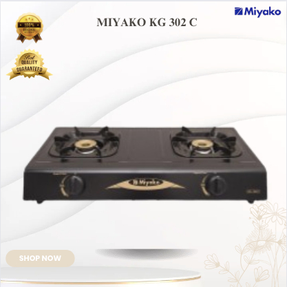 KOMPOR GAS MIYAKO 2 TUNGKU KG 302 C KOMPOR MIYAKO TERMURAH/KG 302C/KG -02-C/KG 302 C/KOMPOR GAS
