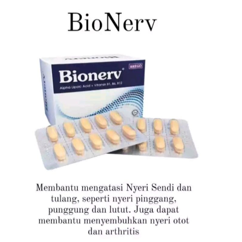 BIONERV+Vitamin B1, B6 dan B12 - Malaysia