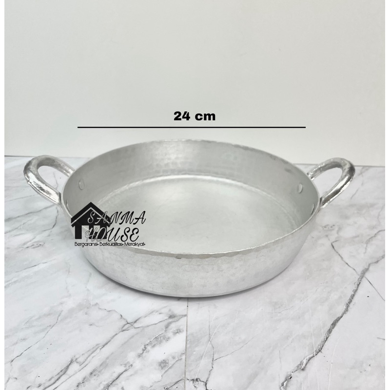 [Sanma] Wajan Datar Asli Garut Tebal Anti Lengket Anti karat anti luntur