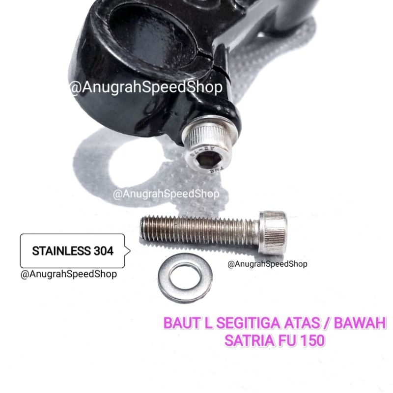 BAUT SEGITIGA SUZUKI SATRIA FU BAUT L STAINLESS SEGITIGA ATAS BAWAH SATRIA FU BAUT SEGITIGA ORIGINAL