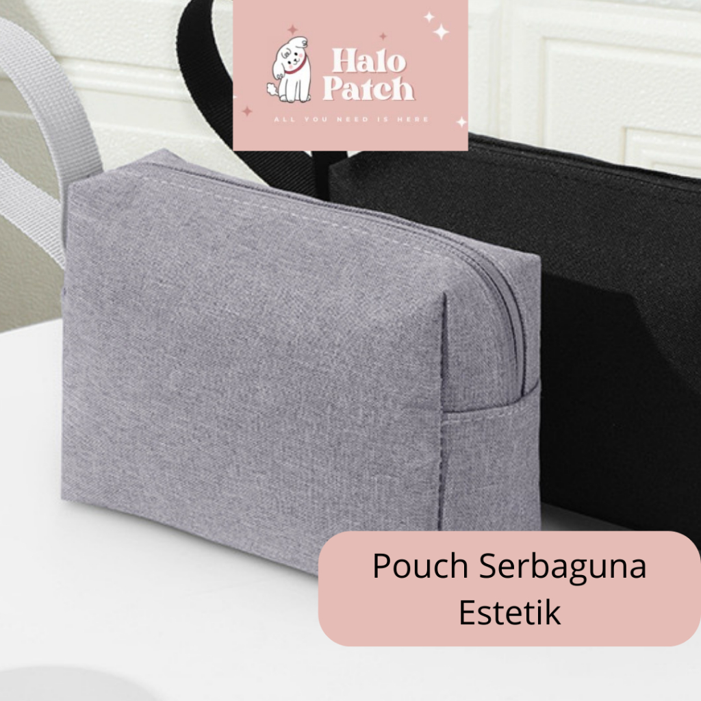 HALO PATCH - POUCH SERBAGUNA | POUCH CHARGER LAPTOP | POUCH MOUSE | TAS MOUSE | TAS KOSMETIK