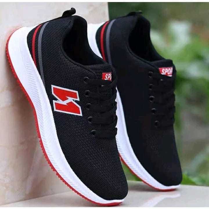 sepatu pra sneakers sepatu joging pria sepatu sekolah pria fashion N