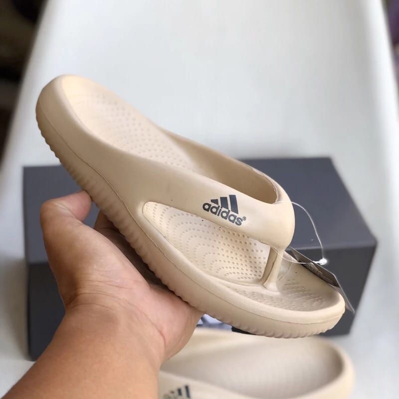 Sandal Slide Slop adidas Doble Strap Originall / Sendal Selop Santai adidas Original / Sandal pria A