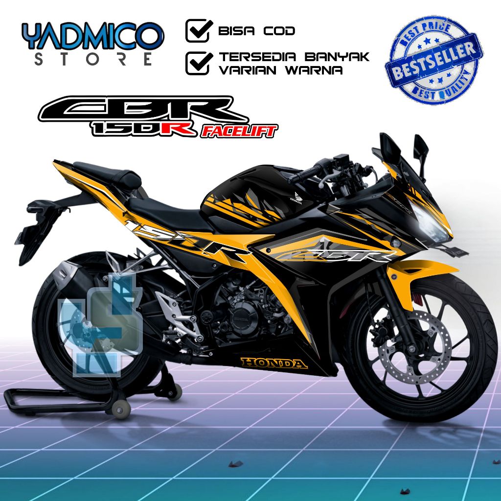 Decal CBR 150R Facelift Full Body - Stiker Motor CBR 150R Facelift Full Body - Decal Hologram CBR 15