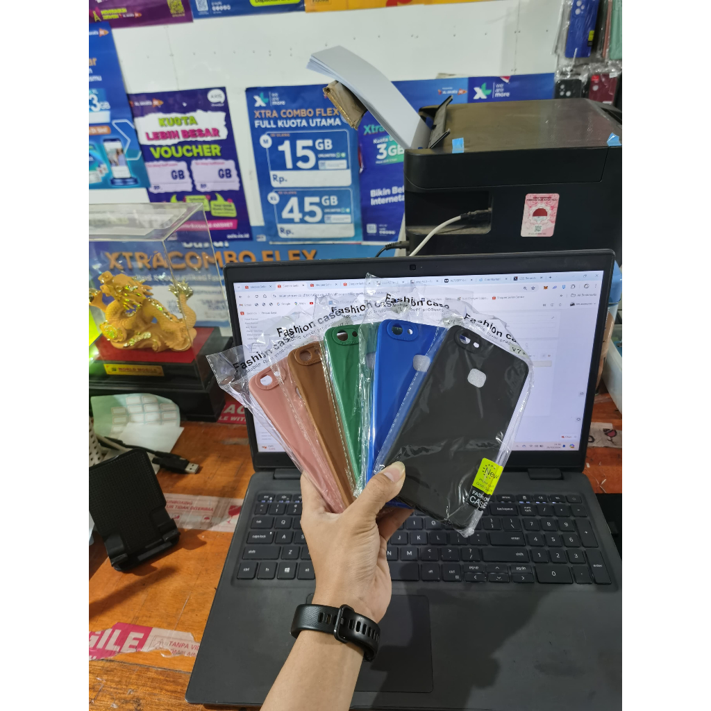 VIVO V7+ VIVO V7 PLUS SoftCase ProCamera Silicone Matte Edge