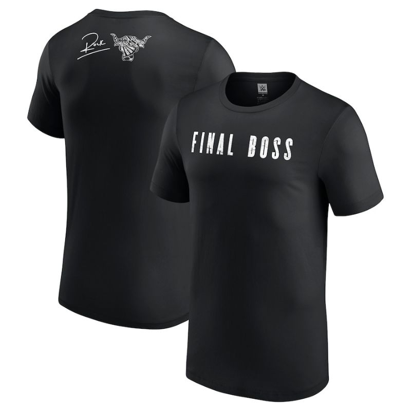 KAOS TSHIRT WWE THE ROCK FINAL BOSS