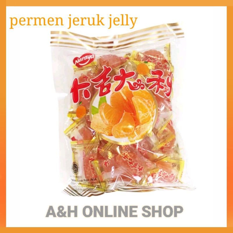 

Permen Jeruk Jelly Naraya /Permen Manisan Mandarin Orange 500 Gram