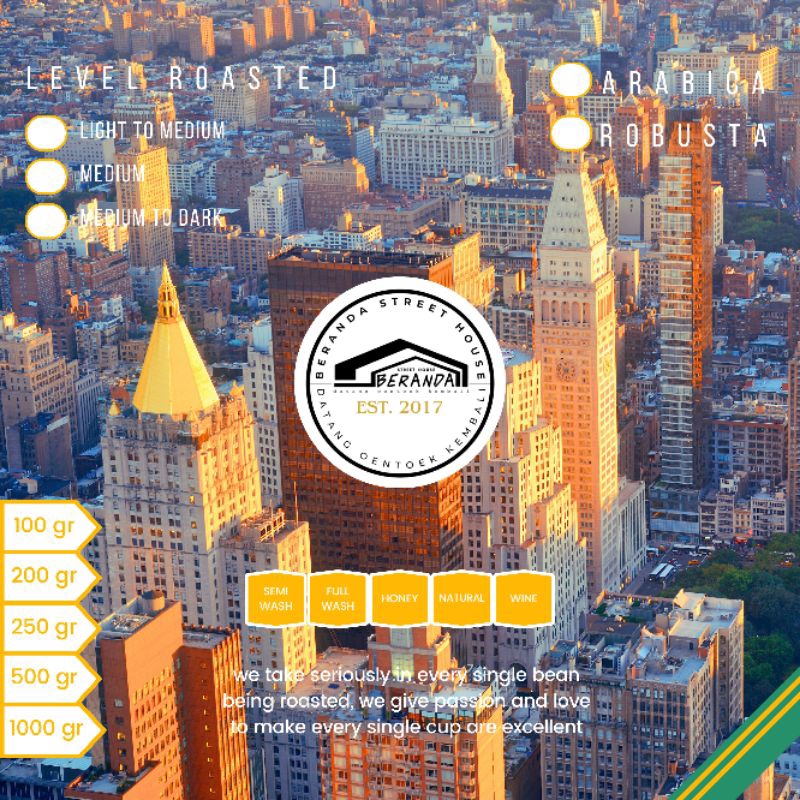 

(Roasted Bean) Kopi Arabica Mandailing