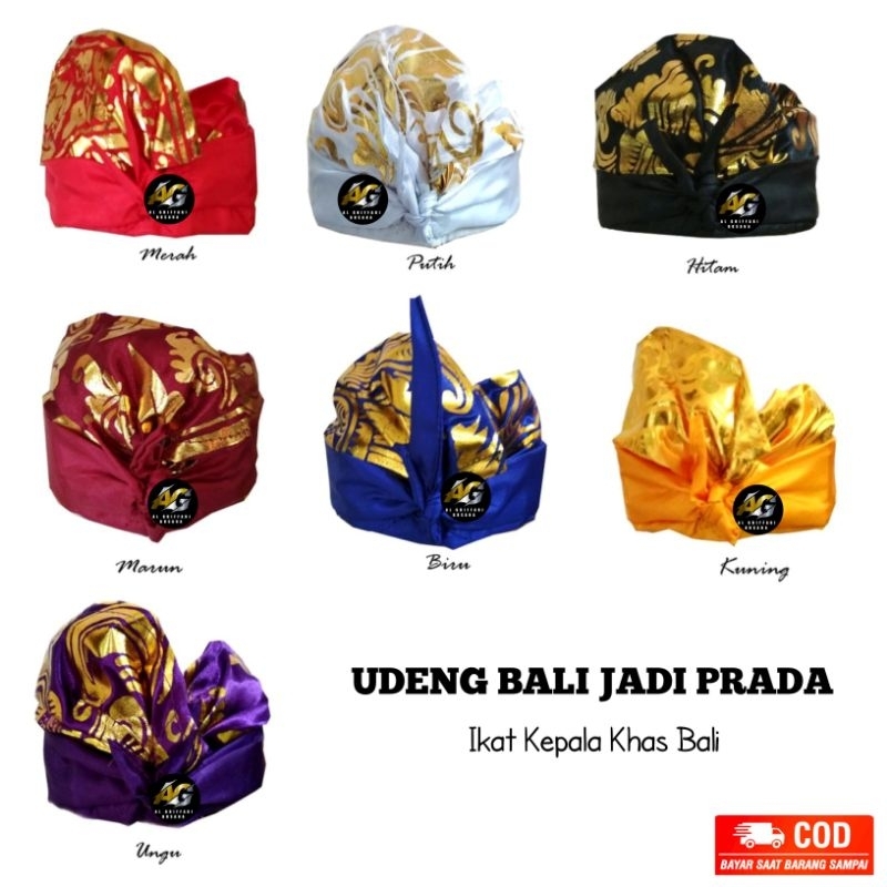 UDENG BALI JADI PRADA / IKAT KEPALA KHAS BALI / AKSESORIS KEPALA