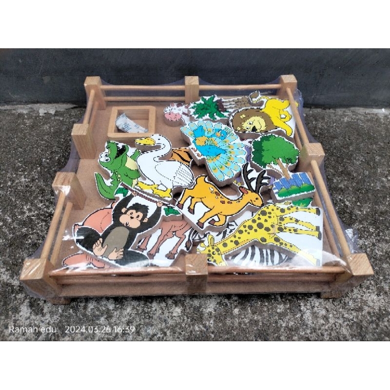 Balok Kebun Binatang - Mainan Edukasi