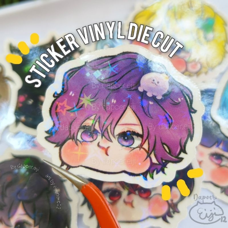 

[eiji] STIKER VINYL DIE CUT VTUBER NIJISANJI HOLOLIVE (READY)