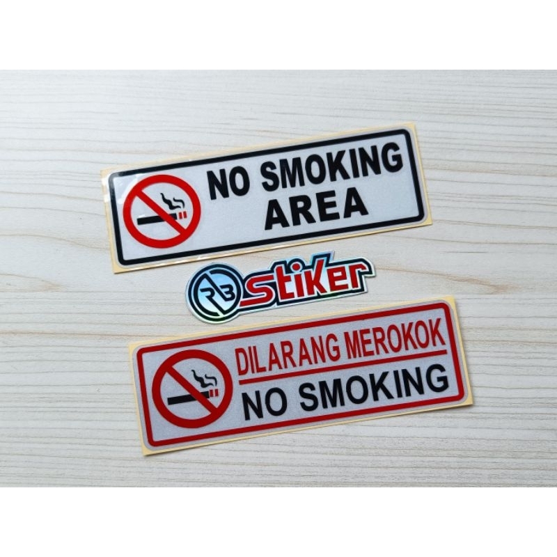 

Stiker cutting NO SMOKING stiker Di Larang Merokok