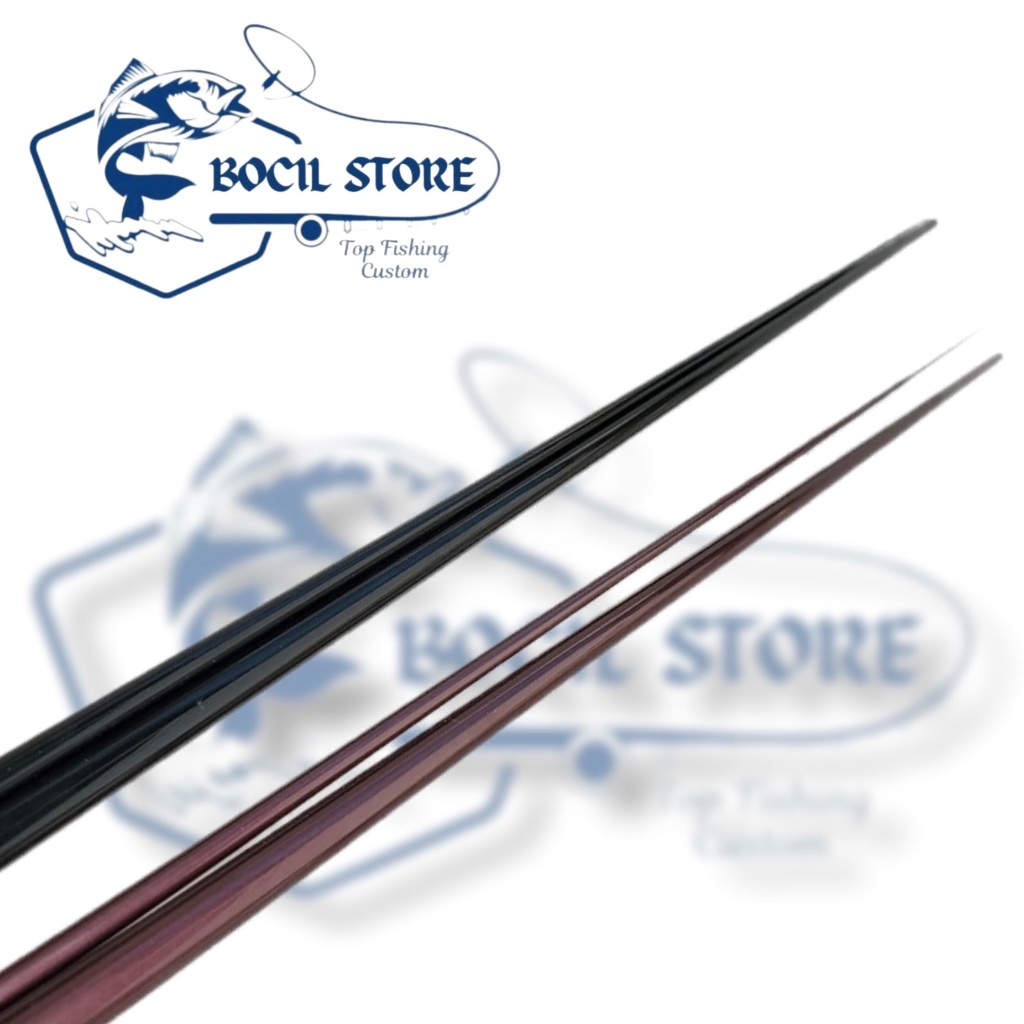 Blank hollow joran scorpion two section - carbon blank sambung tengah