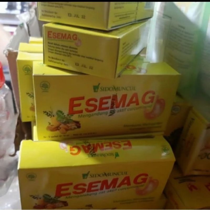 esemag sidomuncul lambung 1kotak 5 sachet
