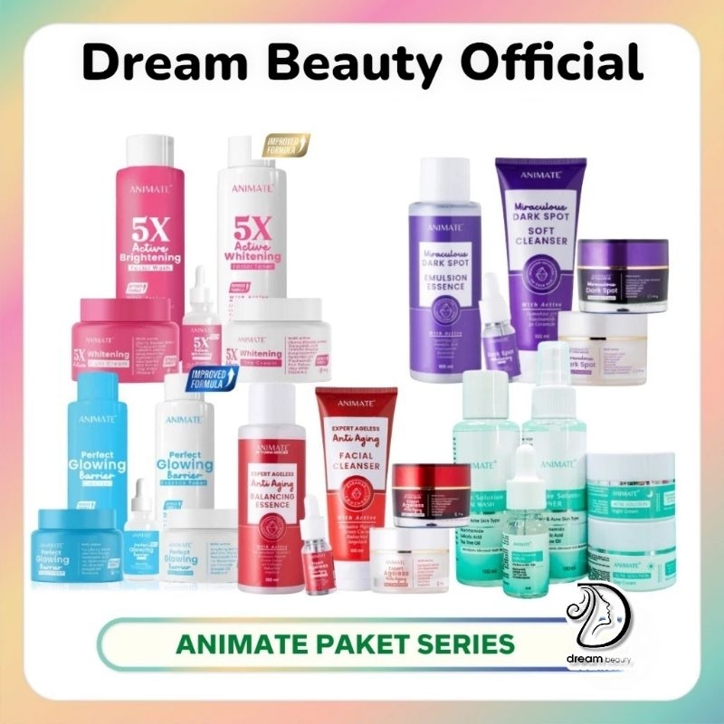 ❤️DreamBeauty❤️ Animate Skincare / Paket wajah series