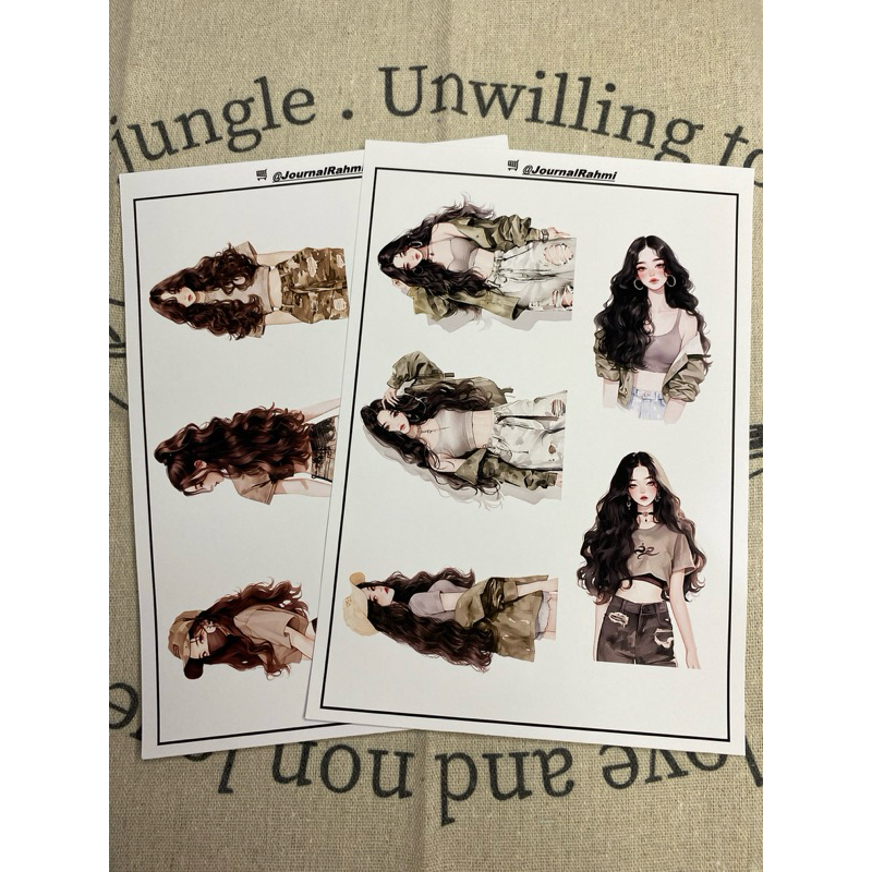 

Urban Girls In Gray Stiker Sheet