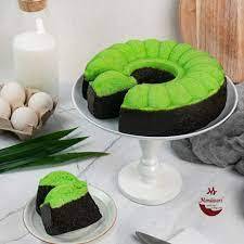 Bolu kukus ketan pandan kombinasi/ketan hitam