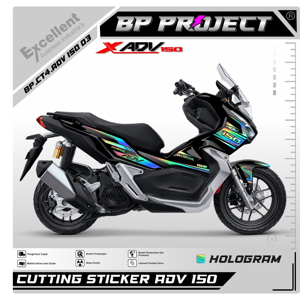 ADV 150 - CUTTING STICKER ADV 150 - STICKER CUTTING ADV 150 LIST VARIASI BODY MOTOR HONDA ADV 150 SP