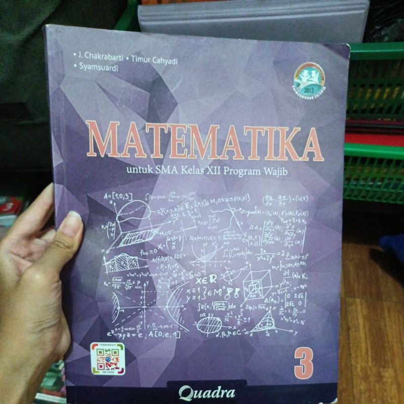 

BUKU MATEMATIKA UNTUK SMA KELAS XII / 12 PROGRAM WAJIB QUADRA