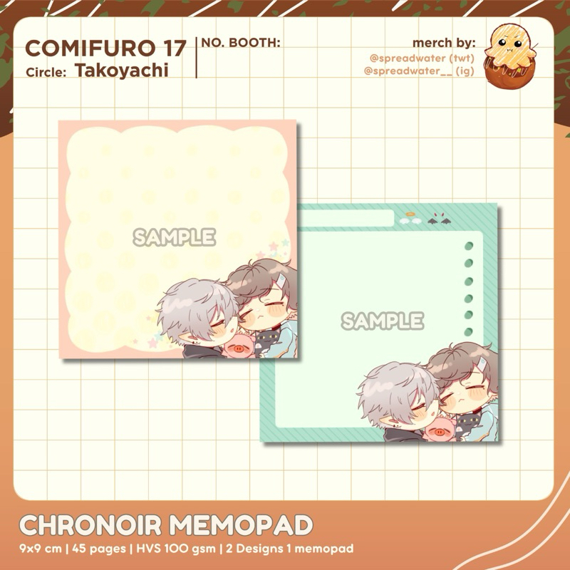 

ChroNoiR Memopad (fanmerch by spreadwater)