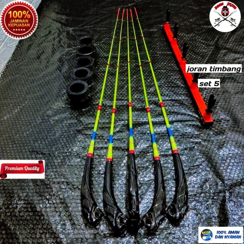 joran timbang set 5 120 cm terbaik