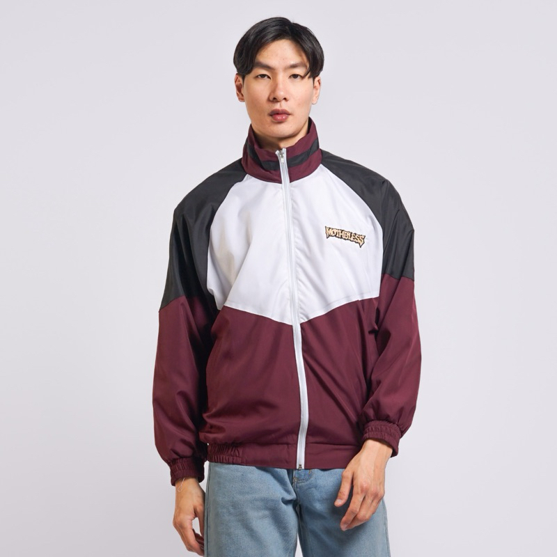 MTBS Mothbless Jaket Freddo Black White Maroon