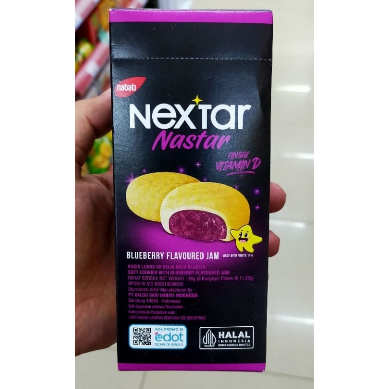 

Nabati Nextar Blueberry 90 Gram | Nextar Nastar Blueberry Isi 8 Pics | 1 Box