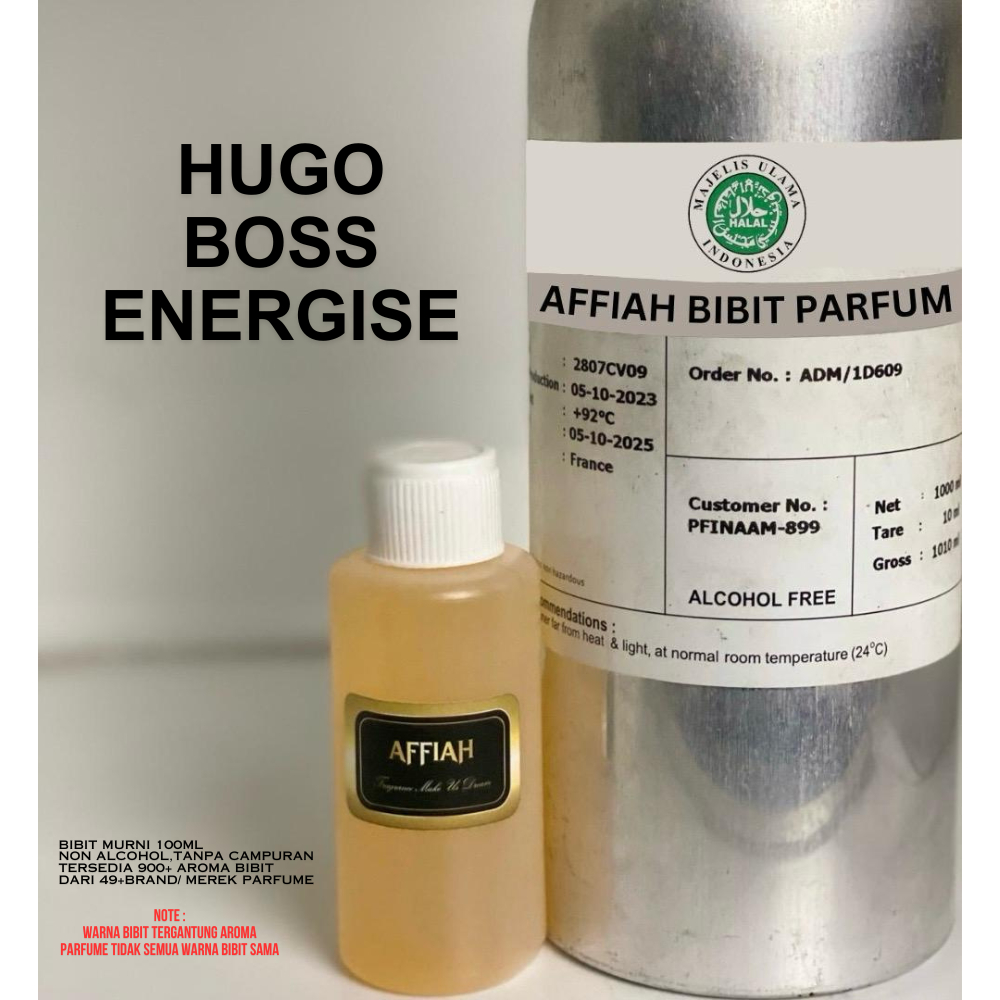 BIBIT PARFUM PRIA DICINTAI WANITA HUGO BOSS ENERGISE 100ml ORIGINAL REPACK