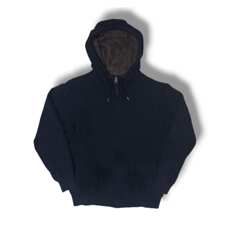 Hoodie Uniqlo Sherpa Navy