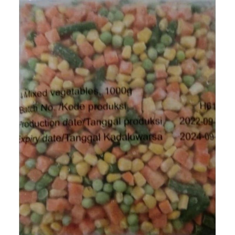 

MIX VEGETABLES 1KG