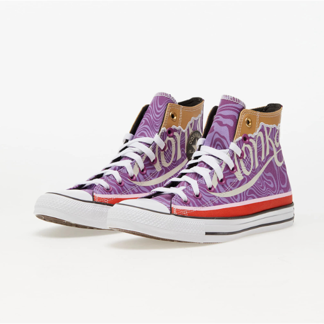 Converse Chuck Taylor All Star x Willy Wonka Swirl Graphic Print Pixel
