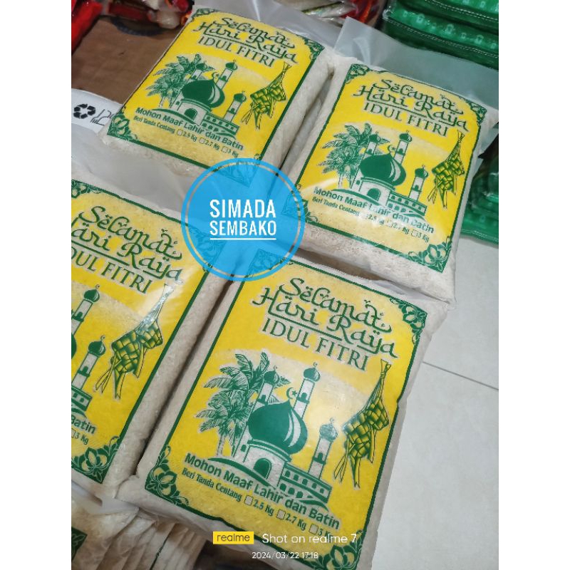 

beras sedekah sumbangan zakat fitrah 2kg/ 2.5kg/ 3kg