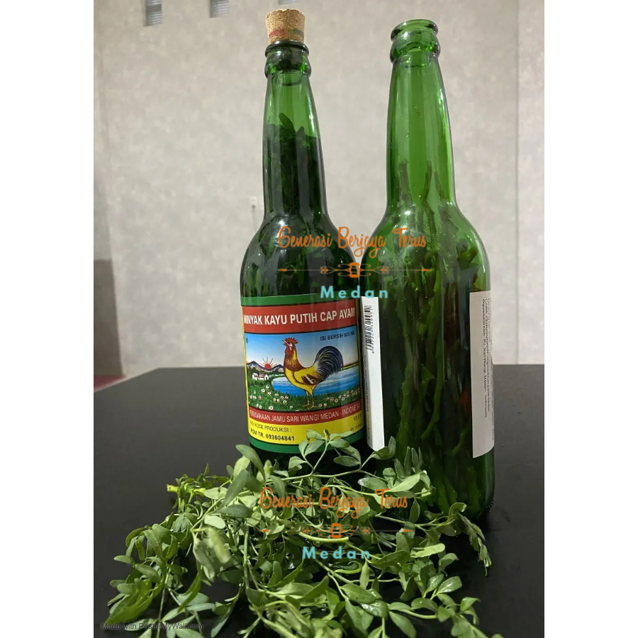 minyak kayu putih cap ayam 620ml daun inggu