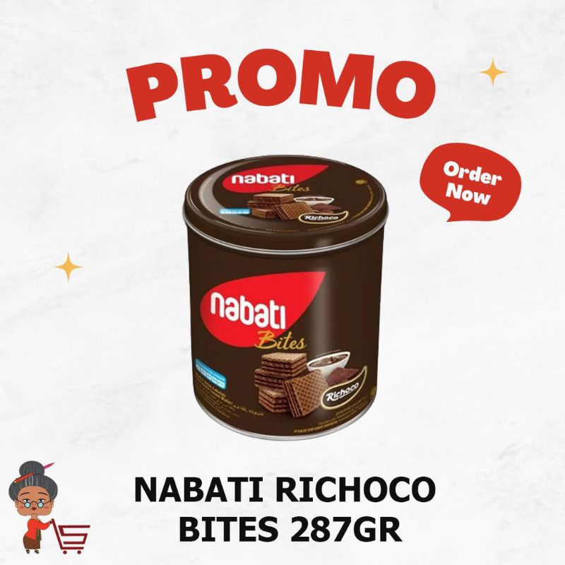 

NABATI WAFER kaleng 287gr coklat