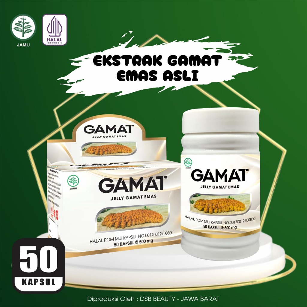 Gamat Emas asli - Kapsul ekstrak teripang / ektrak gamat emas asli 99