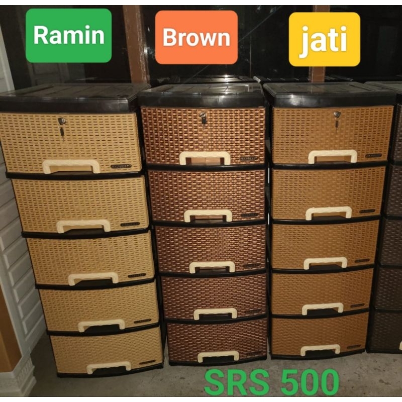 Lemari Laci Plastik Merk Napolly Srs 400/500
