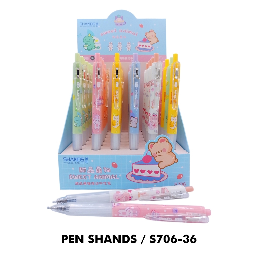 

SHANDS BALLPOINT GEL FANCY S706-36 - GEL PEN KARAKTER