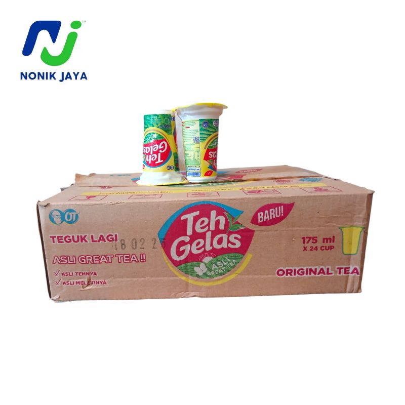 

Teh gelas Cup 175ml ( 1 Dos Isi 24 Pcs )