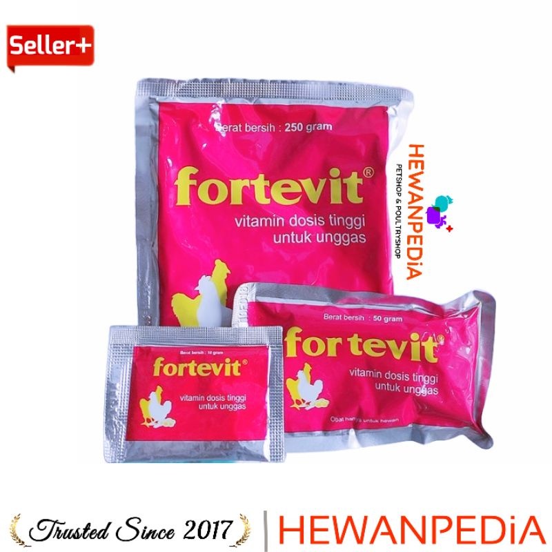 FORTEVIT 10 gr MEDION - Vitamin Ayam Unggas Anti Stress & Produksi Tinggi