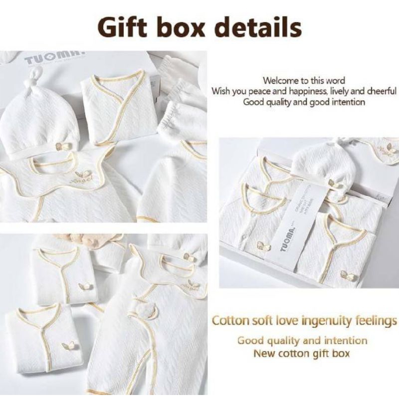 BAJU BABY NEWBORN GIFT SET  CROWN & ANGEL/KADO BAJU UNTUK ANAK BABY /NEWBORN GIFT SET BAYI UNISEX