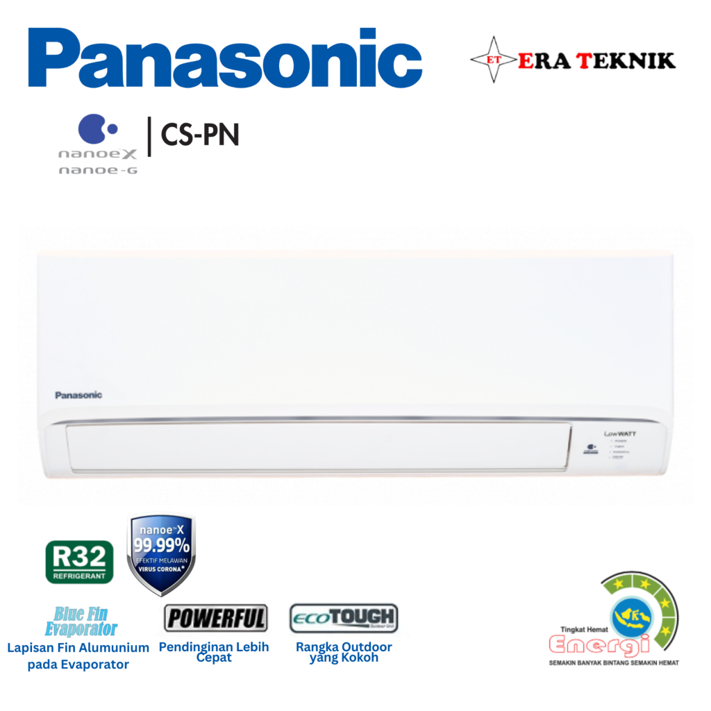 AC PANASONIC 1PK PN9WKJ SIBIRU DELUXE NANOE-G