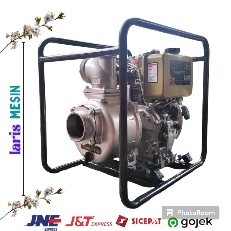 Mesin Pompa Air Sawah Solar Merek Maestro Type L 100C (4in)
