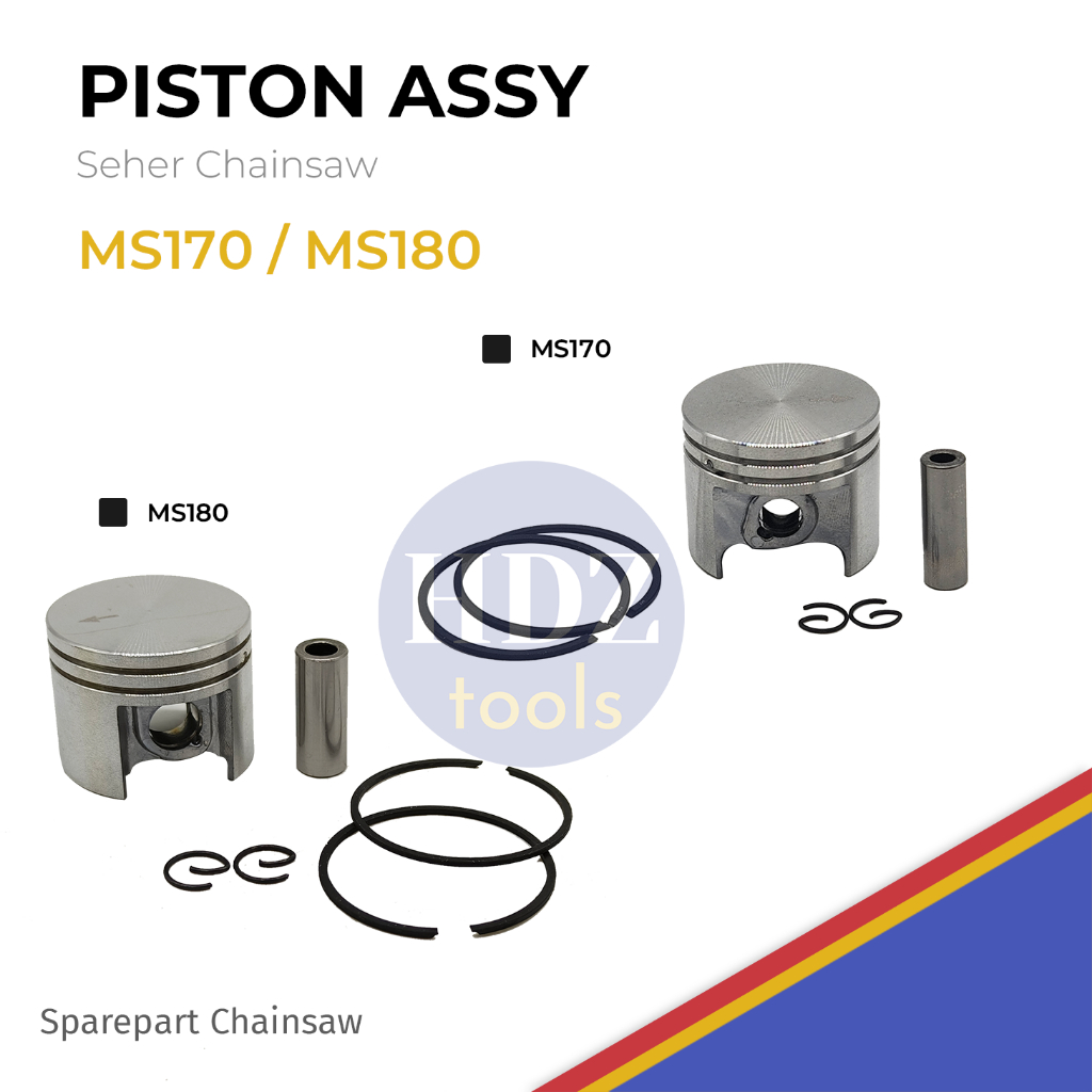 Piston Assy / Seher Chainsaw MS170 MS180